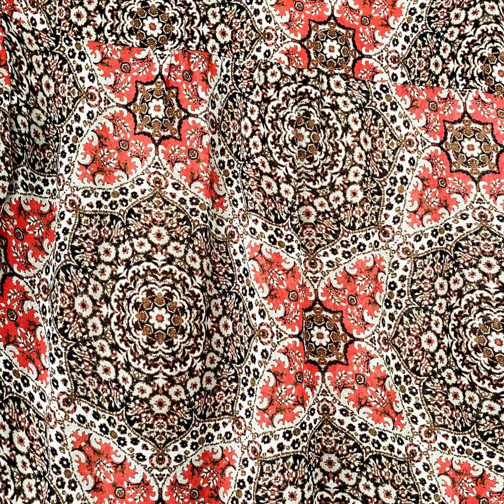 Bailey 44 Women's Santa Fe Trail Crossover V-Neck Medallion Print Top Sz S Boho - Picture 8 of 11